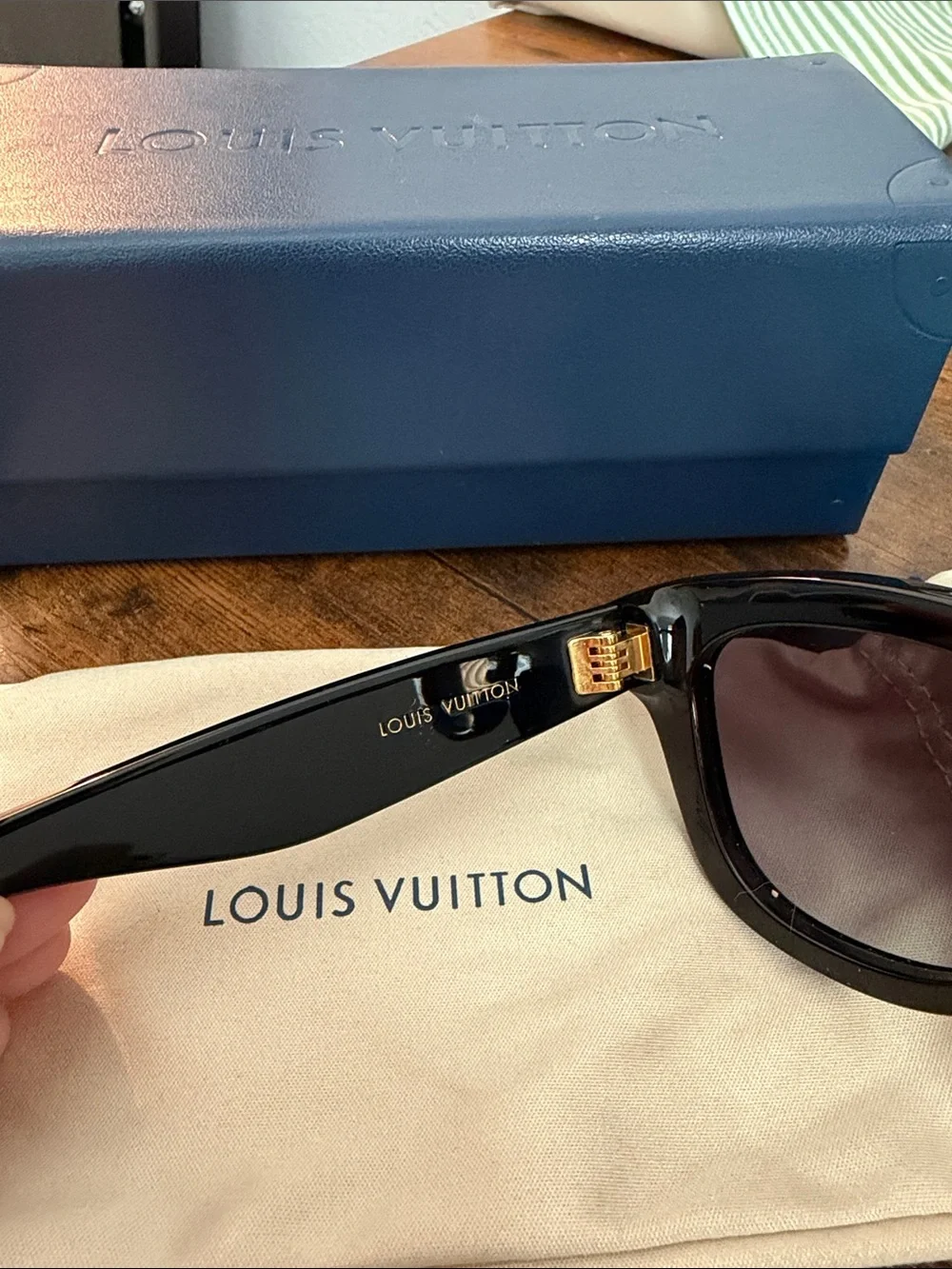 Louis Vuitton Black Cat eye Sunglasses